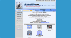Desktop Screenshot of airwaysgifts.com