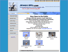 Tablet Screenshot of airwaysgifts.com